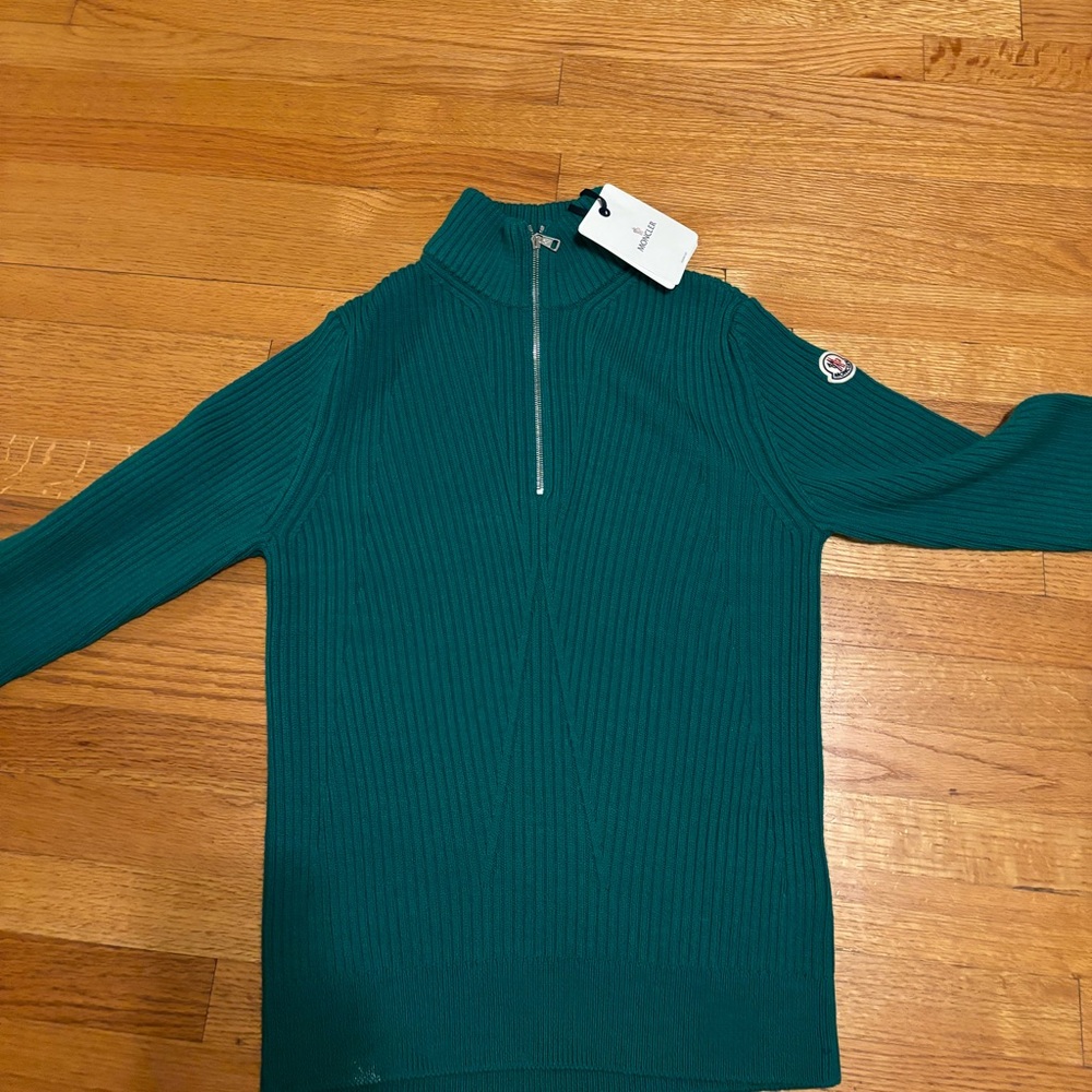 NWT 100% AUTHENTIC MEN MONCLER POLO SWEATER SIZE XL